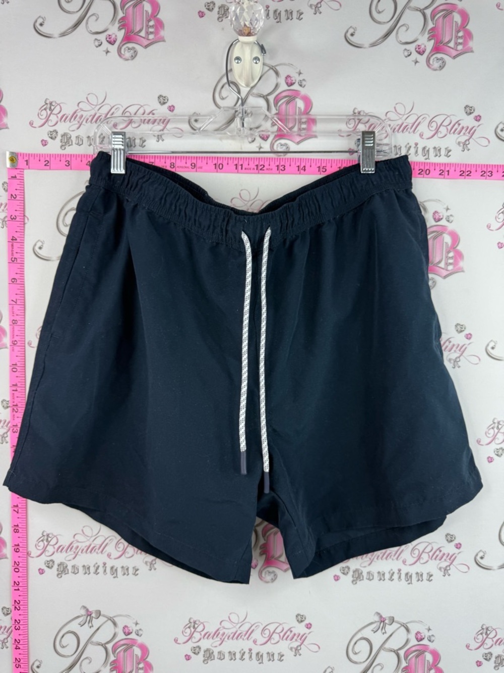 Simons board shorts swimming swim trunks shorts Navy Drawstring Shorts